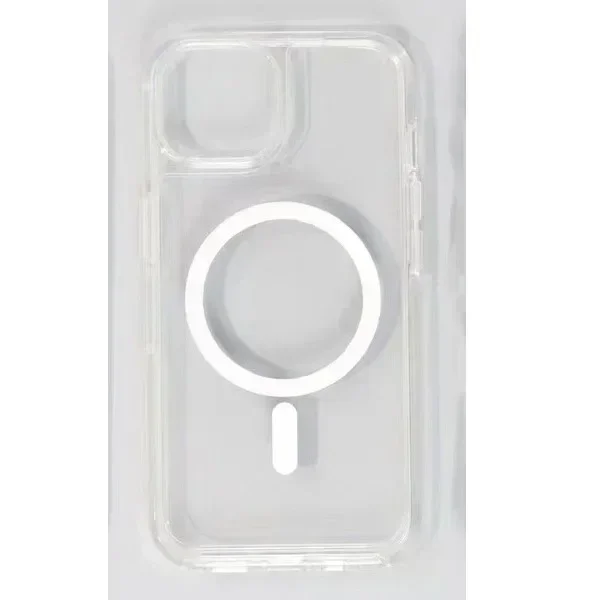 Funda B2 Ot- MagSafe Box Series Clear Symmetry para iPhone 16/13/14/15 Pro Max 16Plus 12 pro - Protección anticaída mejorada: Transparente / Para iPhone 12