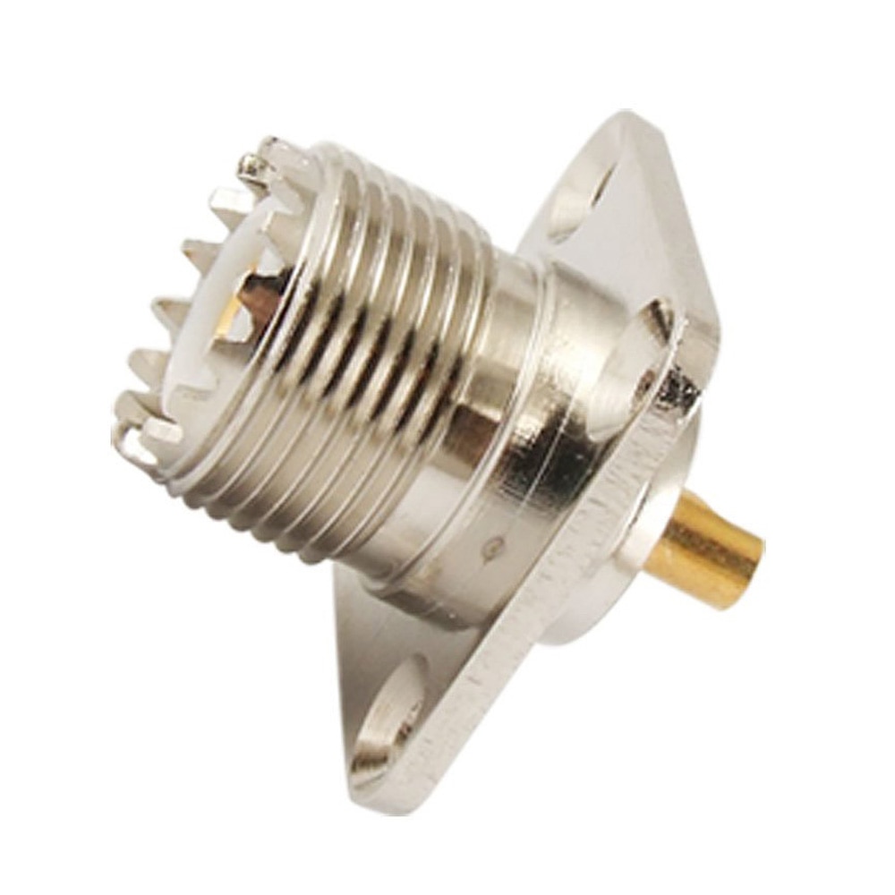 10x Uhf Vrouwelijke SO239 Panel Chassis Mount Flens Dek Monteren Soldeer Beker Rf Connector