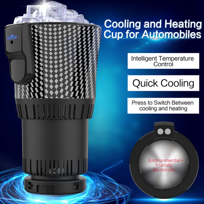 Premium 2- i -1 bil kop varmere køler smart bil kop krus holder | perfekt holder til tumbler