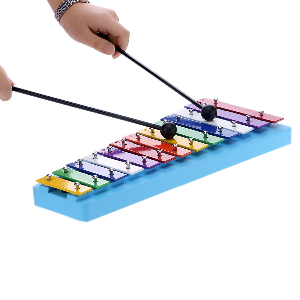 13 bar barnets glockenspiel xylofon fargerik note av pedagogisk slagverk instrument rytme leketøy for baby småbarn barn