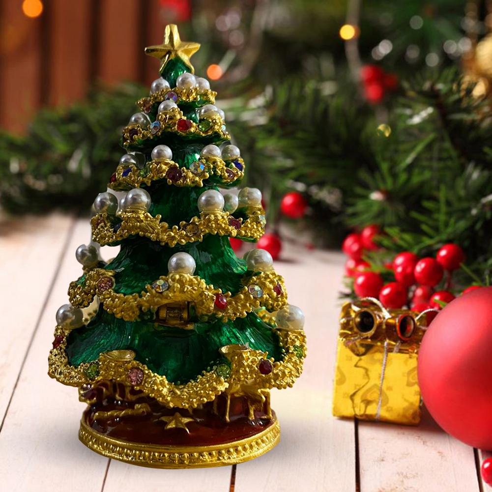 5.5X8.8Cm Kerst Trinket Doos Unieke Boom Decoratie Voor Kerstboom Arbol De Navidad