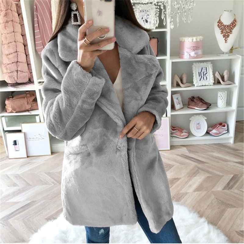 Manteau D'hiver Femme - Cardigan Ample En Tricot Velours Avec Nœud Papillon - Manches Longues - Coupe Décontractée