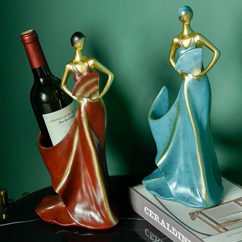 Model Whiskey Rack Beauty Girl Model Wine Rack Whisky Holder Shelf Bo... – Vicedeal