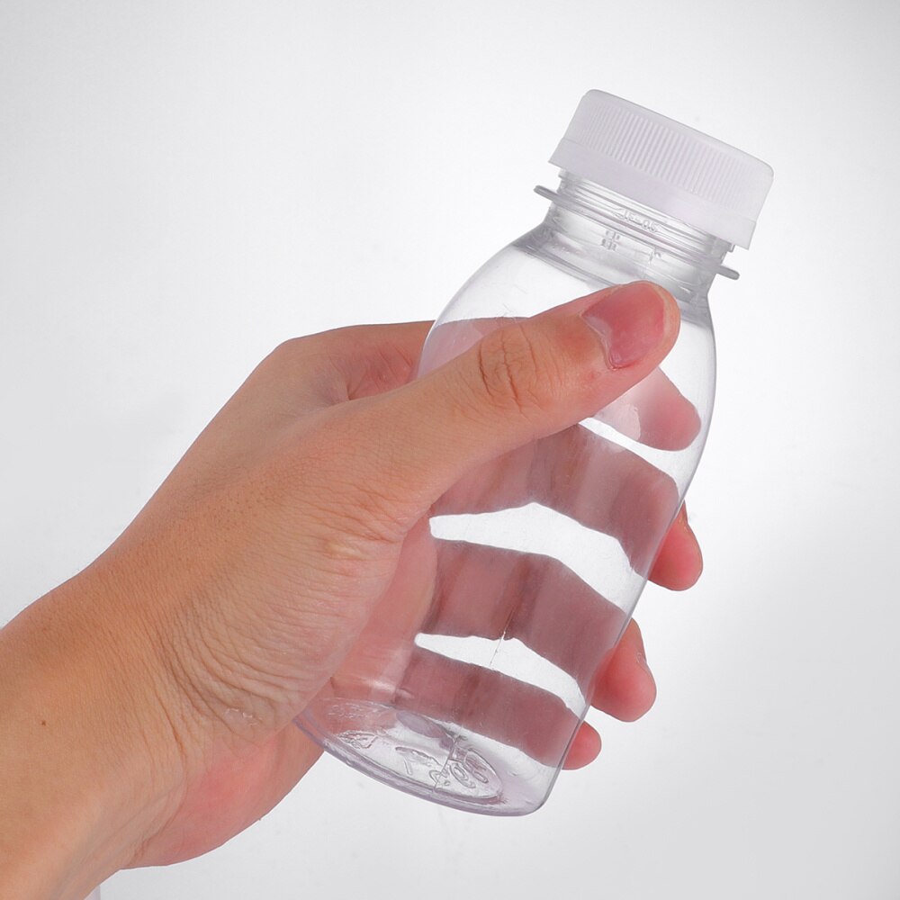 10Pcs Flessen 250Ml Transparante Water Drank Fles (Transparant)