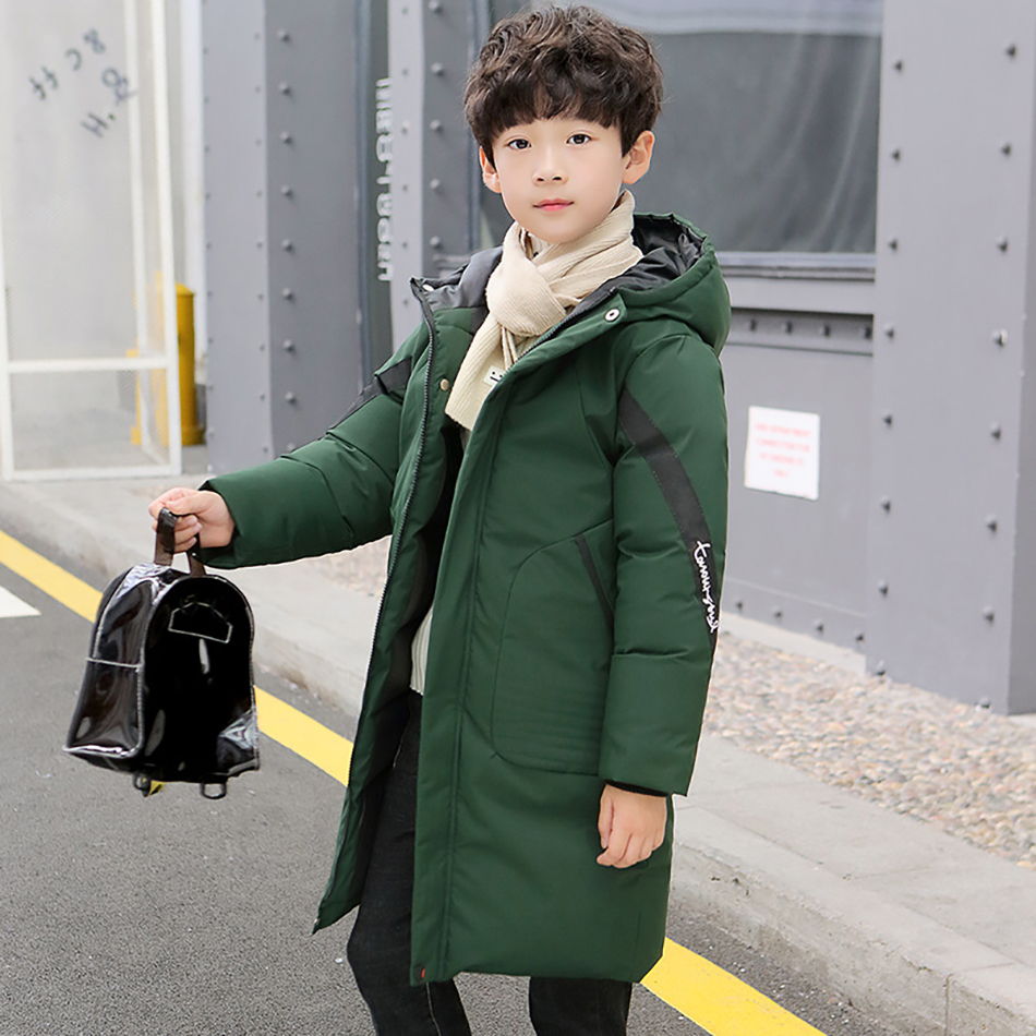Parka para niños de-30 grados, chaquetas de invierno, ropa para niños grandes, Abrigo acolchado de algodón cálido, prendas de vestir exteriores gruesas,