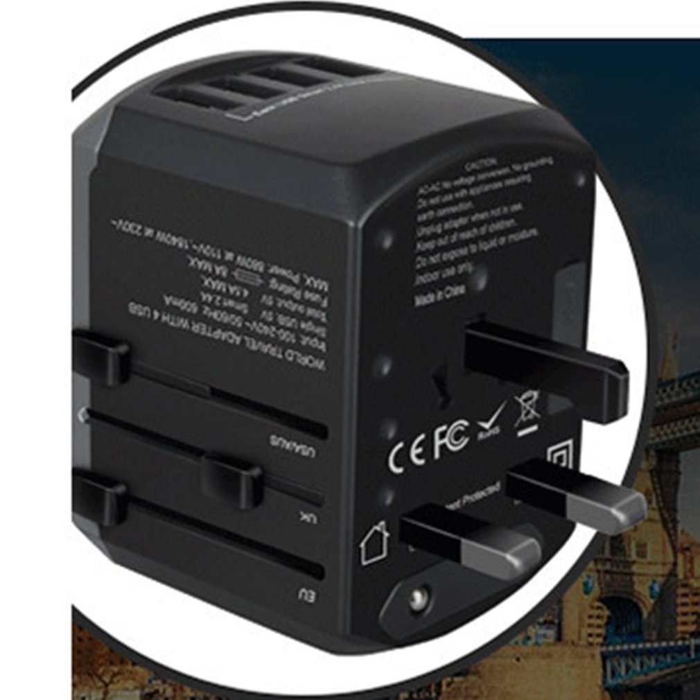 Travel Conversion Plug Global Universal Charging Power Adapter Converter Abroad Multifunctional Conversion Power Socket