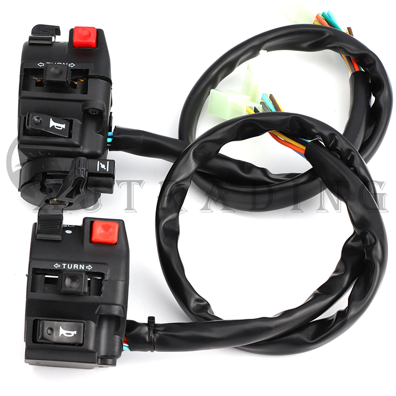 Hi-Lo Beam Kill pour moto, klaxon de démarrage électrique, interrupteur à 5 fonctions avec levier de starter pour RL Bumosquito facades, vélo 4 roues