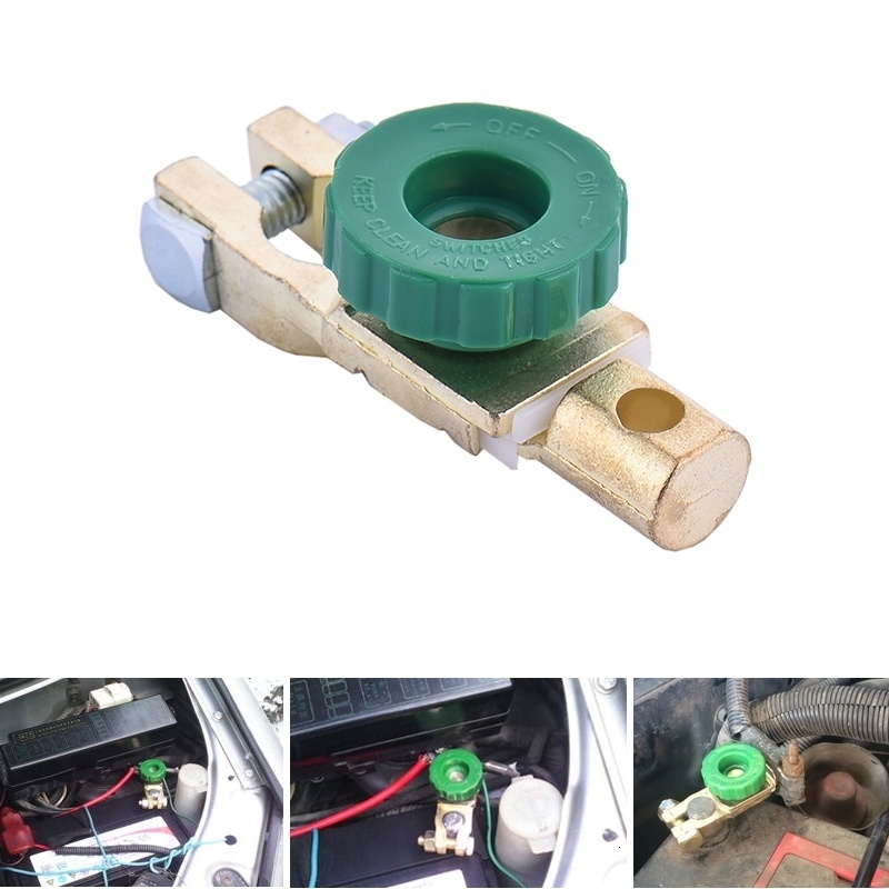 Interruptor de apagado de energía eléctrica Universal para coche, Terminal de batería, aislador de desconexión para Autos y motocicleta, 1 unidad