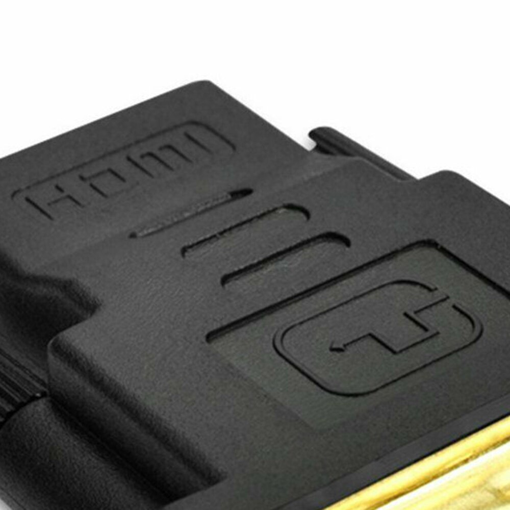 1080P Plug Male To Female HDMI To DVI Cable Converter 24k Gold Plated DVI 24+1 To HDMI Adapter Cables For HDTV Projector Monitor