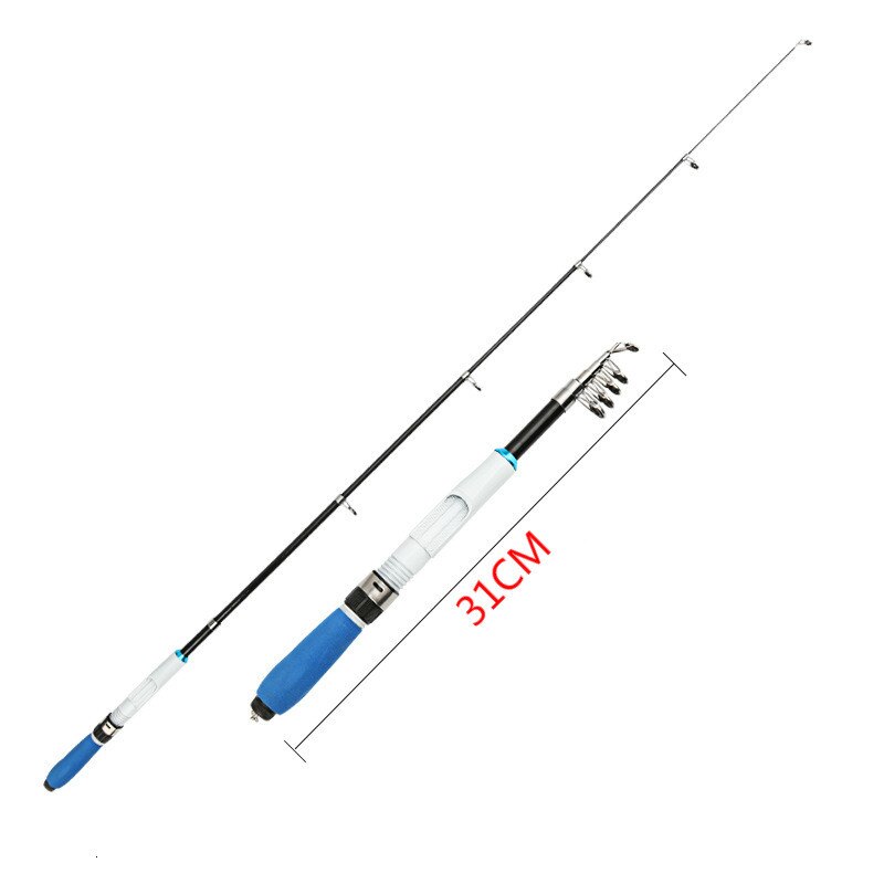 Short Telescopic Fishing Rod Mini Spinning Peche En Mer Vara De Pesca Vara Telescopica Spin Olta Ultra Light Rod Pesca Mar