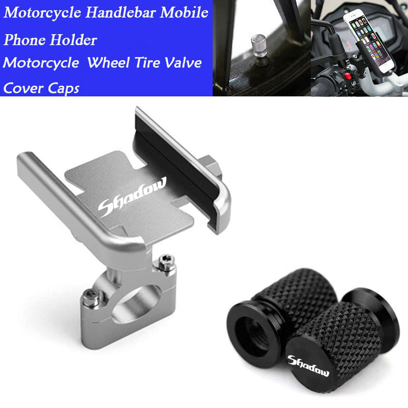 Support de téléphone portable pour guidon de moto, support GPS, Honda Shadow VT 400, 600, 750, 1100, VT400, VTfemale 1300, accessoires: Ivoire