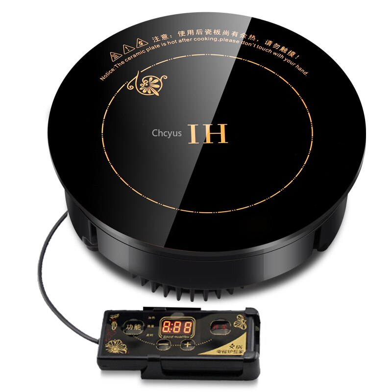 Mini Electric Magnetic Induction Cooker Wire control Embedded Hotpot Hob Burner Waterproof pot Tea Boiler Stove Cooktop 800W