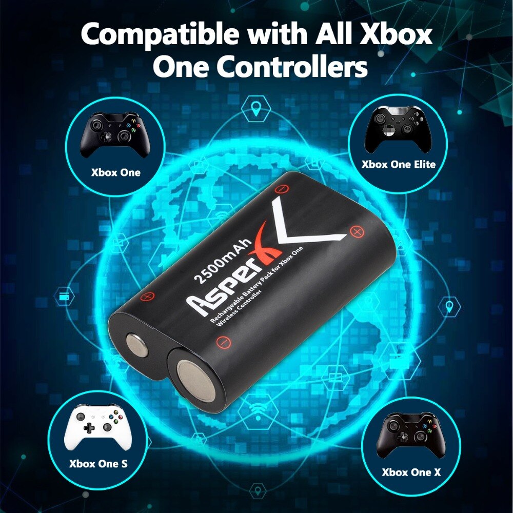 3Pc 2550Mah Oplaadbare Batterij Draadloze Gamepads... – Vicedeal