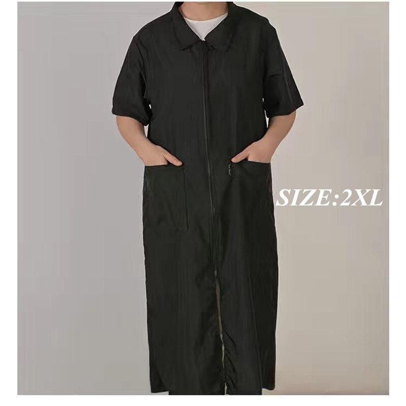 M -2xl dierenverzorging knippen werkkleding kappers lange mouwen werkkleding kapper winkelbediende schort  g1014: Halve seeve 2xl