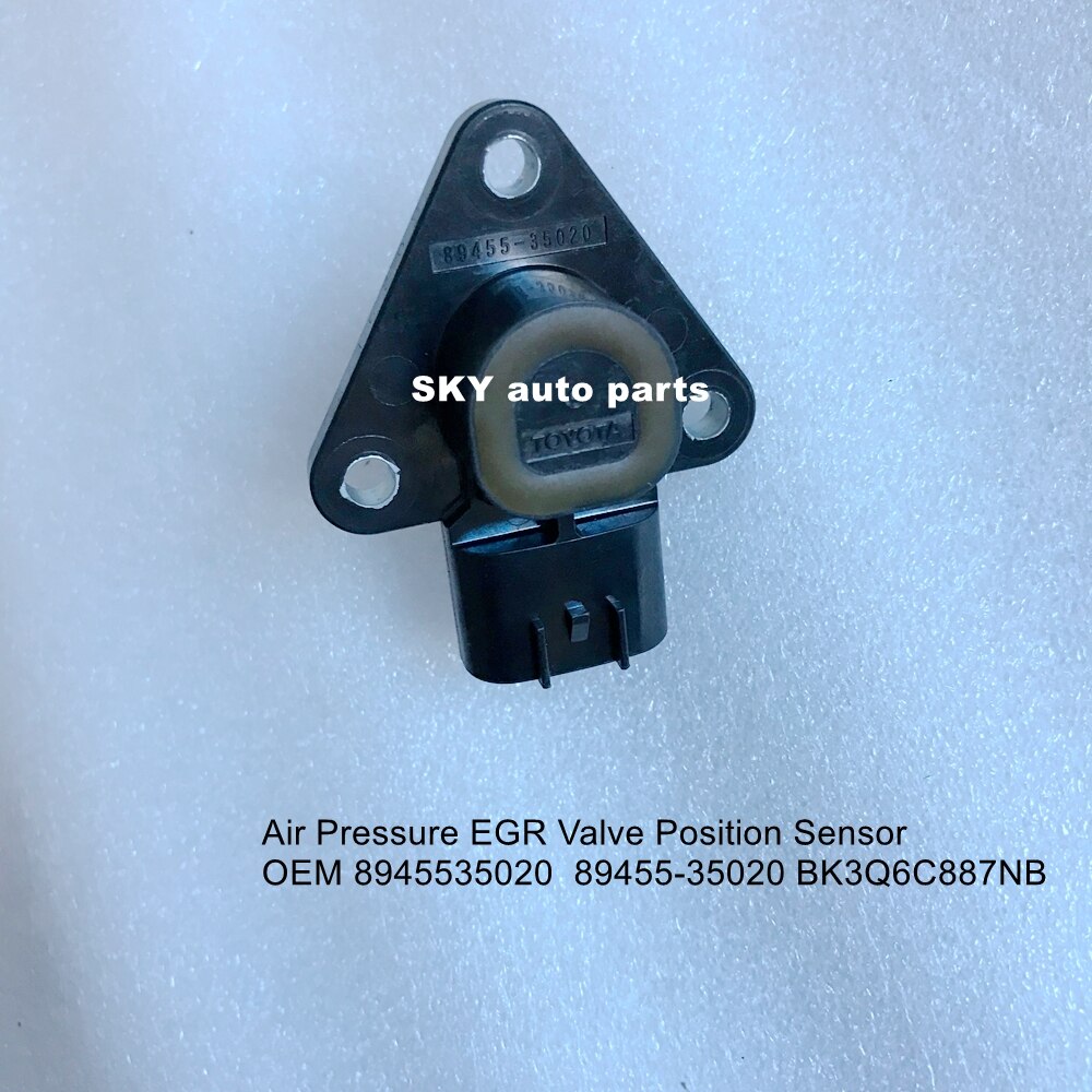 Sensor de posición de válvula EGR de presión de aire OEM 8945535020 89455-35020 (2 uds)