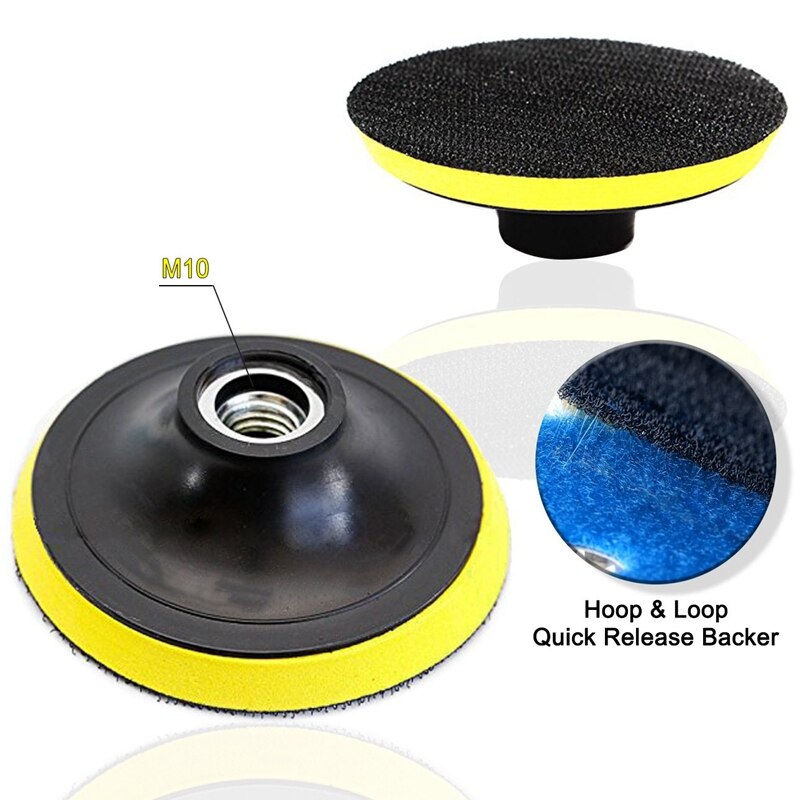 11Pcs 3 Inch 80Mm Diamant Polijsten Kit Nat/Droog Voor Graniet Stone Beton Marmer Polijsten Gebruik slijpschijven Set