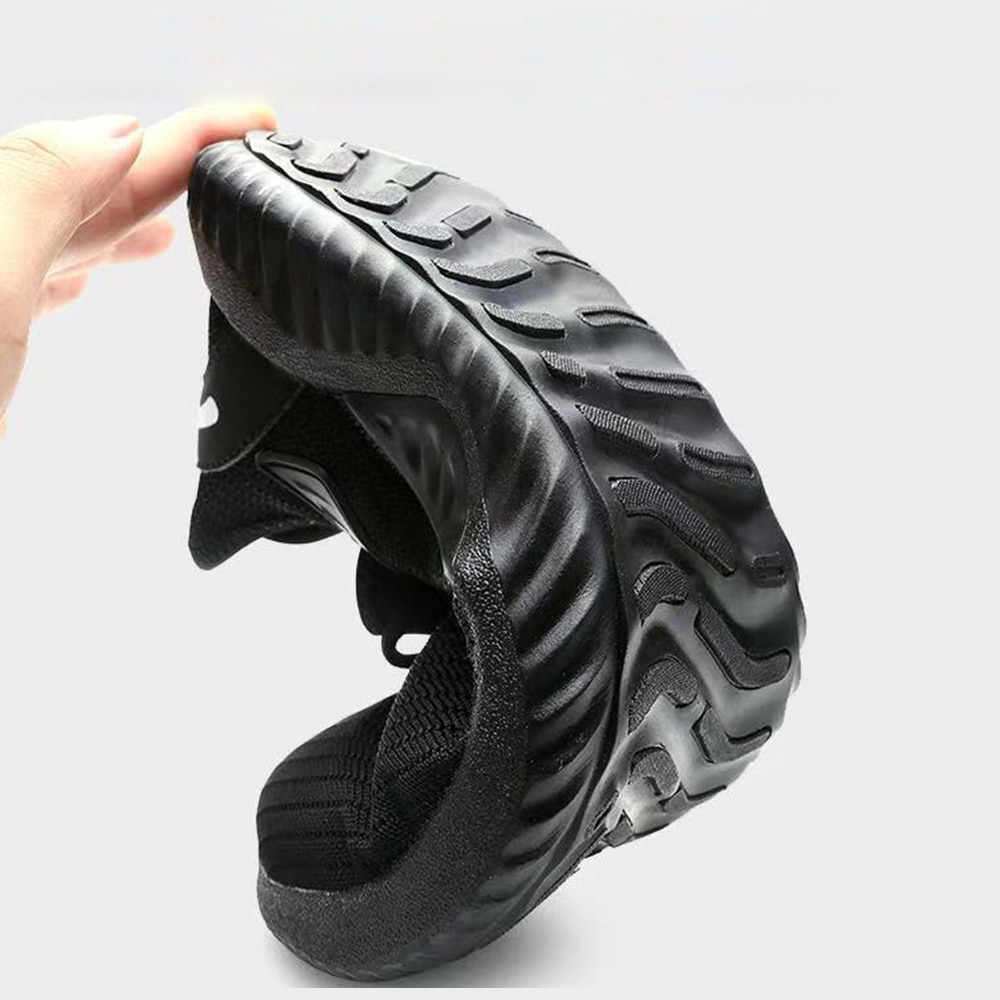 Indestructible Shoes Men and Women Safety Work Safety Boots with Steel Toe Caps Puncture-Proof Boots Lightweight and Breatha
