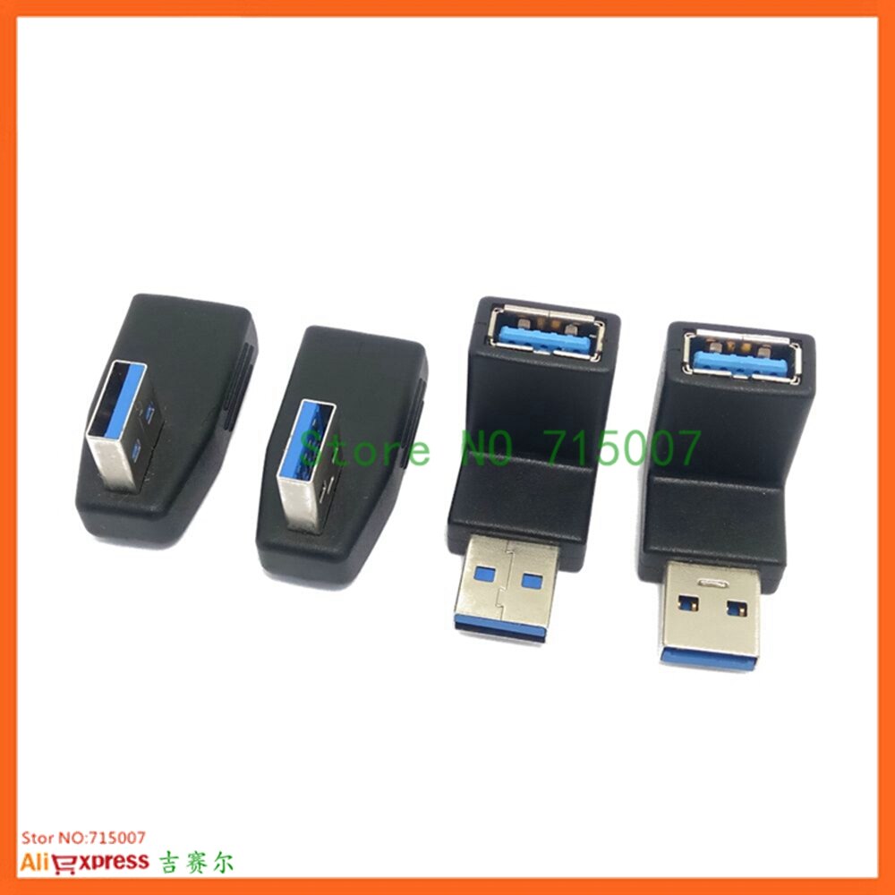 90 graden verticaal links rechts omhoog omlaag schuin usb 3.0 mannelijk naar een vrouwelijk m/v adapter connector converter