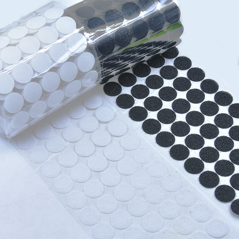108 par velcro adhesivo cierre autoadhesivo cinta ganchos y bucles magia cinta pegatinas Dots Velcros de Nylon casa Klitterband pegamento