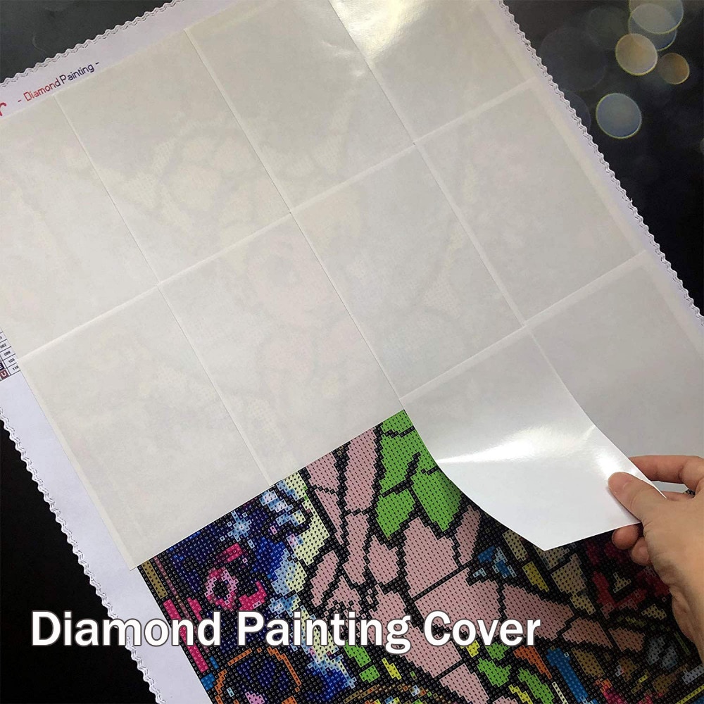 10/20/50 Stuks Pack Diy Diamant Schilderen Gereedschap Accessoires Release Papier Diamant Schilderen Cover Vervanging Handig
