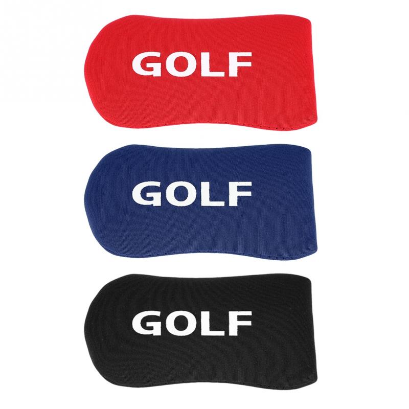 Hållbar förvaring nylon golf järn putter headcover lätt bekvämt head protect golffodral set headcover klubbtillbehör