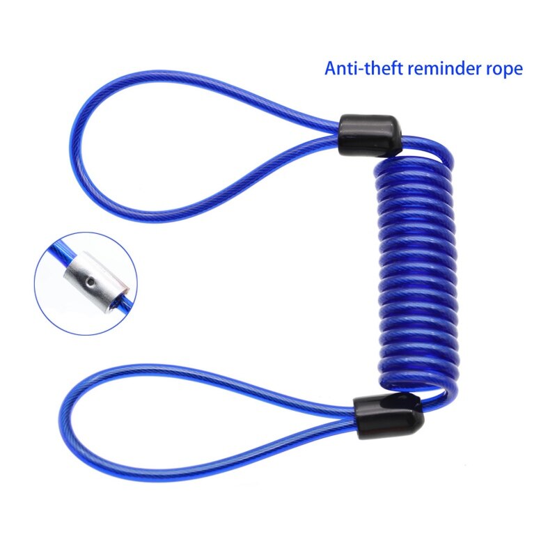 Stainless Steel Spring Rope Chain Fall Prevention Theft Prevention Loss Prevention Curl Cord Key Chain Inside Double Ended