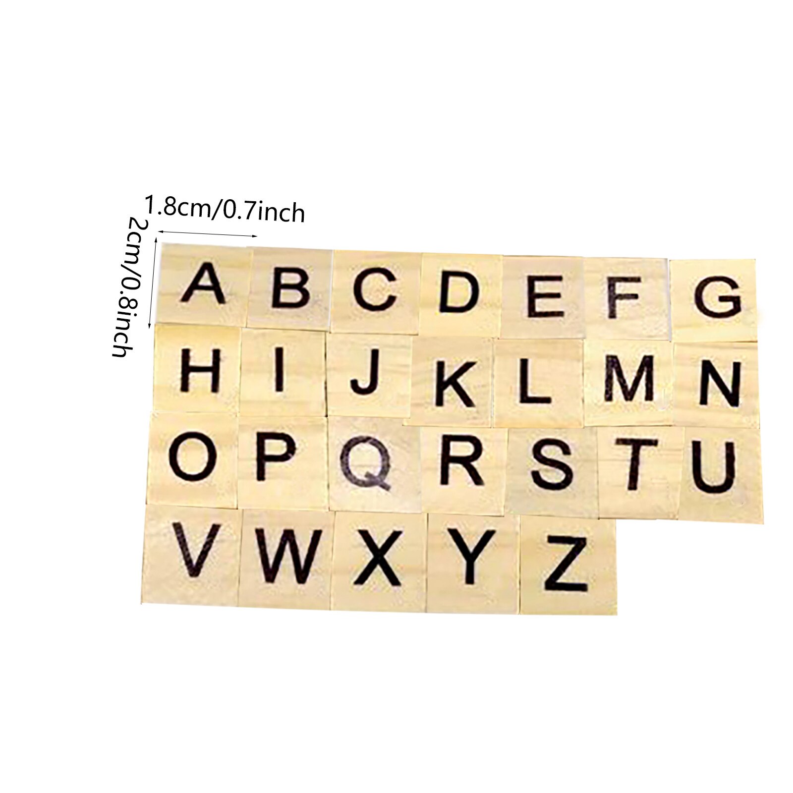 26 Letters Engels Woorden Houten Letters Tegels Zwart Scrabble Letters Hout Ambachten Vroege Educatief Speelgoed Voor Baby