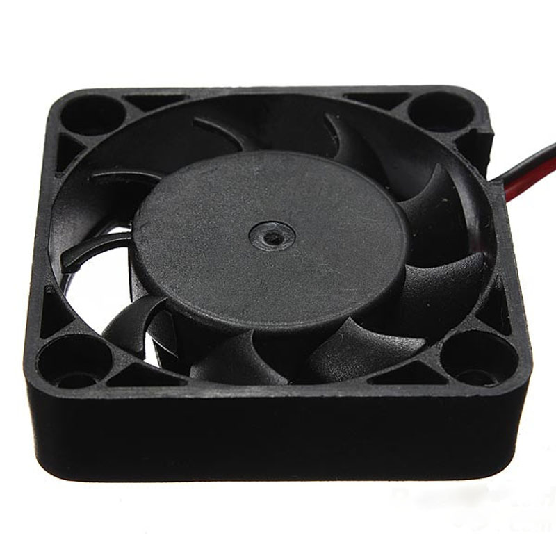 1 unidad de Mini ventilador de ordenador de 12V-pequeño ventilador de refrigeración sin escobillas CC de 40mm x 10mm 2 pines # H20