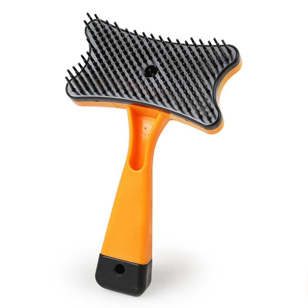 Self Clean Dog Brush Puppy Hair Grooming Pet Cat Brush Combs Dog Shedding Brush For Long & Short Hair: orange