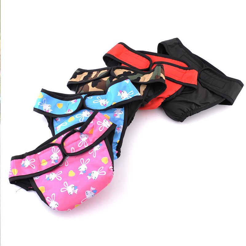 Dog Diaper Physiological Pants Sanitary Washable Female Dog Shorts Panties Pet Cat Underwear For Small Dogs Puppy Panties