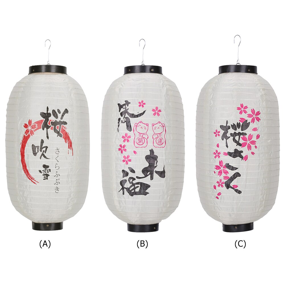 Modne wiszące lampiony 10 cal restauracja dekoracyjne rzemiosła wodoodporny japońnarty festiwal Dom restauracji latarnia