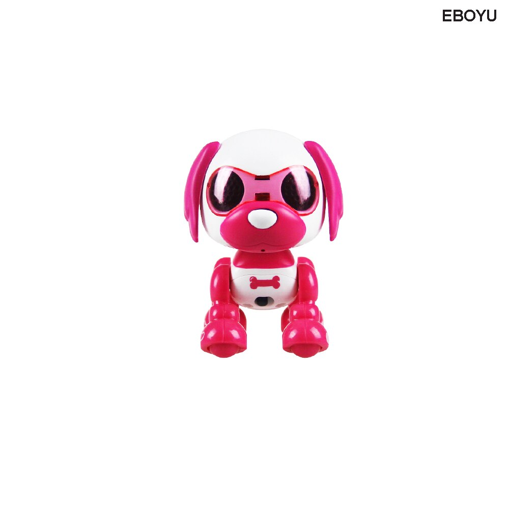 EBOYU Nette Clever Hund UInteractive Clever Welpen Roboter Hund Mit LED Augen Klang Aufnahme Singen Schlaf Nettes Spielzeug