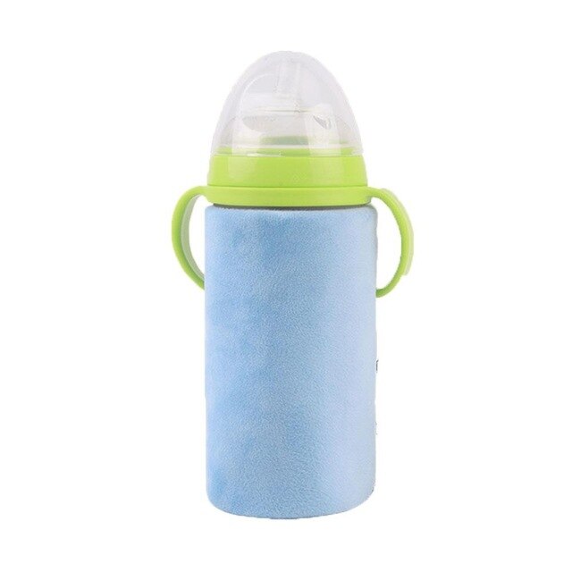 Couvercle universel Portable USB | Sac isolant pour biberons de bébé, couvercle universel pour Interface USB, chauffe-biberon, sac isolé: blue
