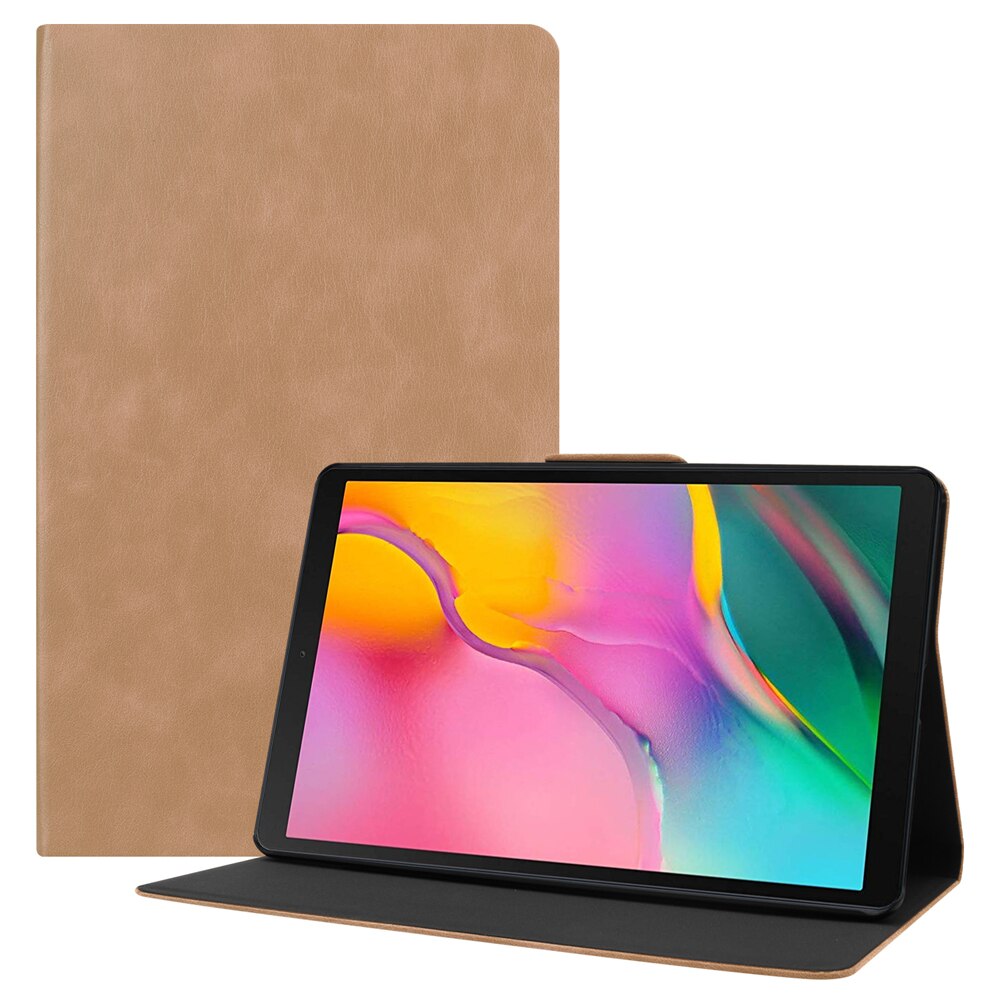 Case Voor Samsung Galaxy Tab Een 10.1 Inch Tablet T510/T515 Pu Leather Folding Stand Folio Cover Met meerdere Kijkhoeken