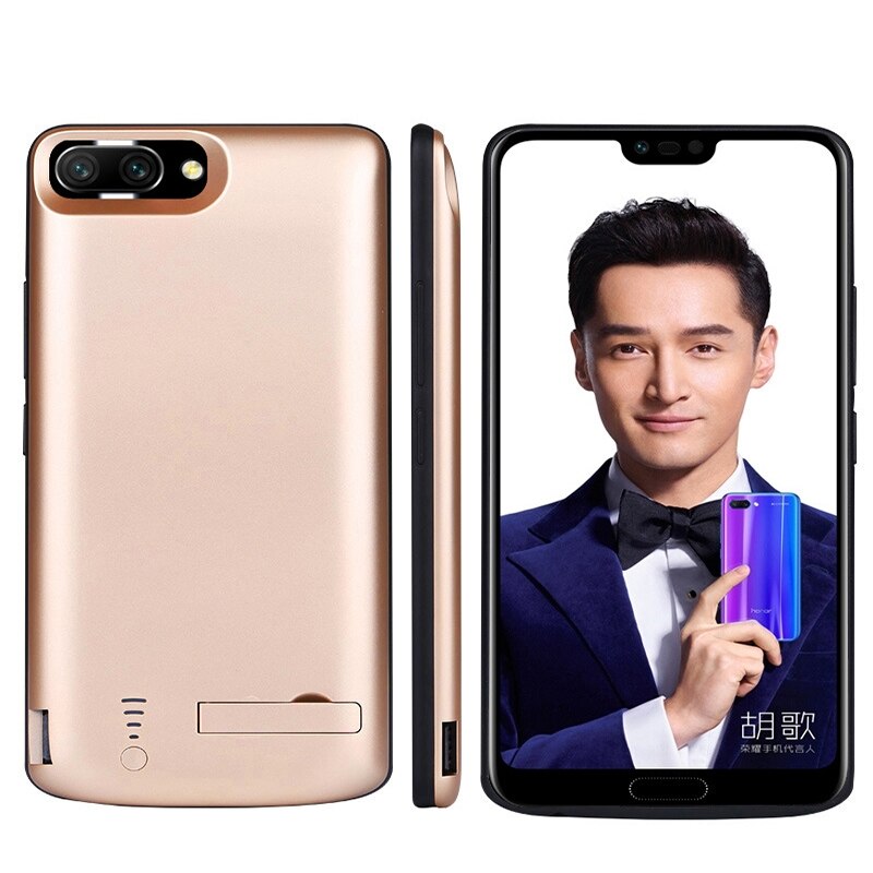 Para Huawei Honor 10 funda de batería 6500 mah Capa externa cargador de batería funda Power Bank para Huawei Honor 10 funda de batería