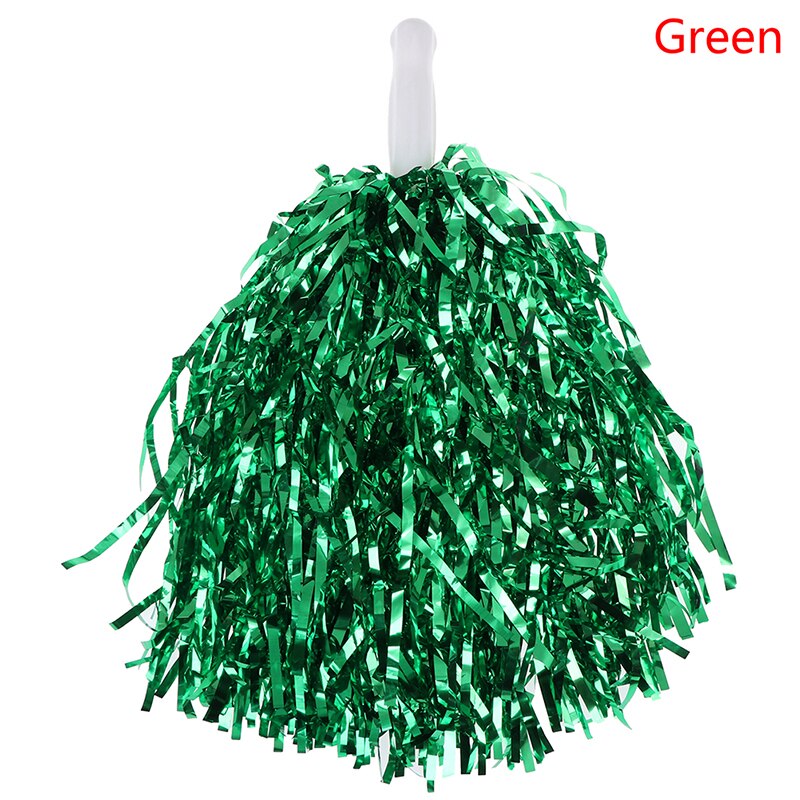 1 pc 20 cm cheerleading pom poms flor bola de dança do esporte para o futebol basquete jogo pompon crianças usar: GN