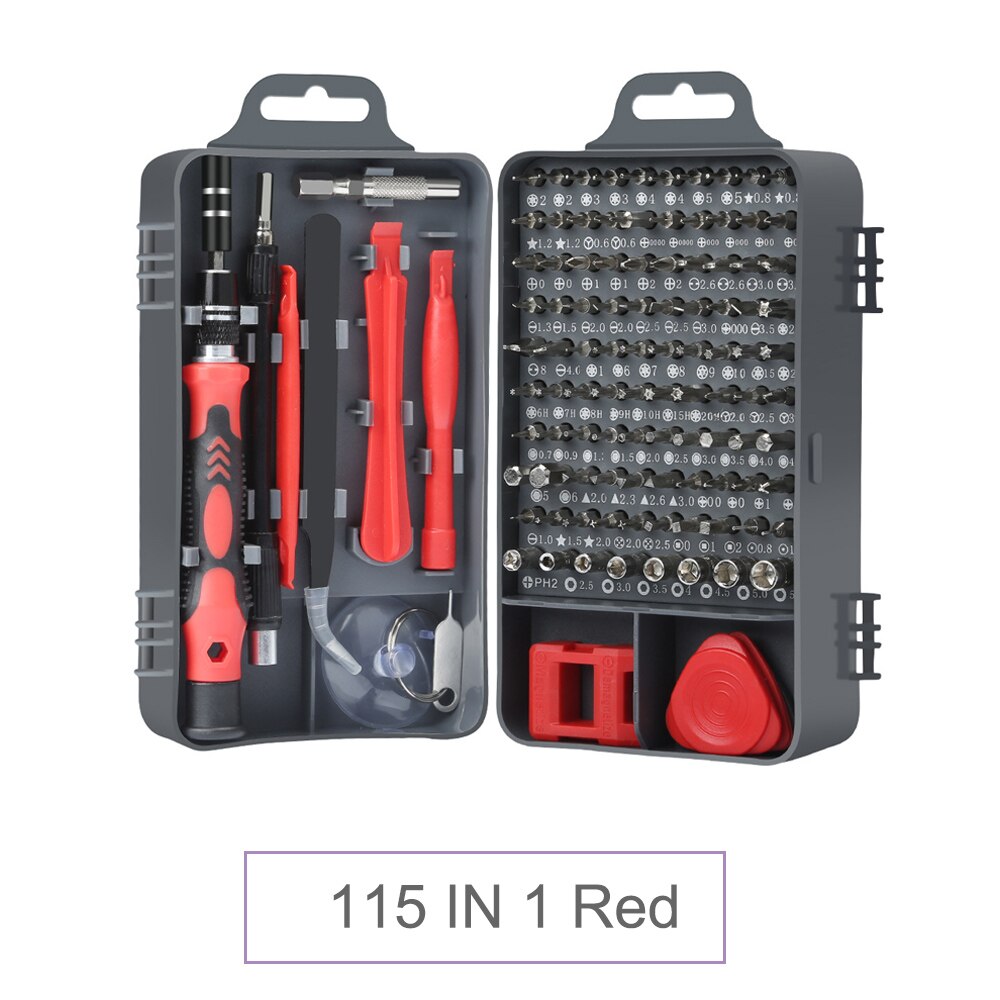Multifunction Ratcheting Socket Wrench Set Box End Wrench Metric With Adapter Socket Screwdriver Bit Plumb Pipe Auto Repair Tool: Red