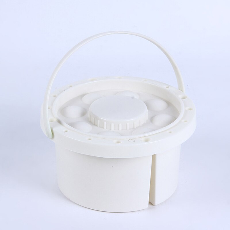 Brush Washing Bucket Multifunction Paint Brush Basin with Brush Holder &amp; Color Palette 2 In 1 Artist Brush Cleaner