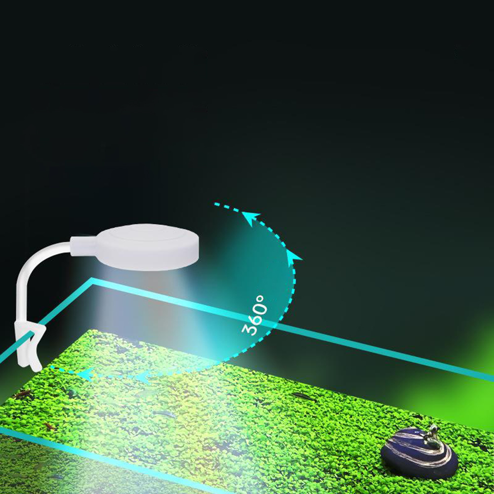Lumière Led pour petit Aquarium, 1 pièce, éclairage d'herbe aquatique, Mini lumière de remplissage, étanche, accessoires d'aménagement paysager