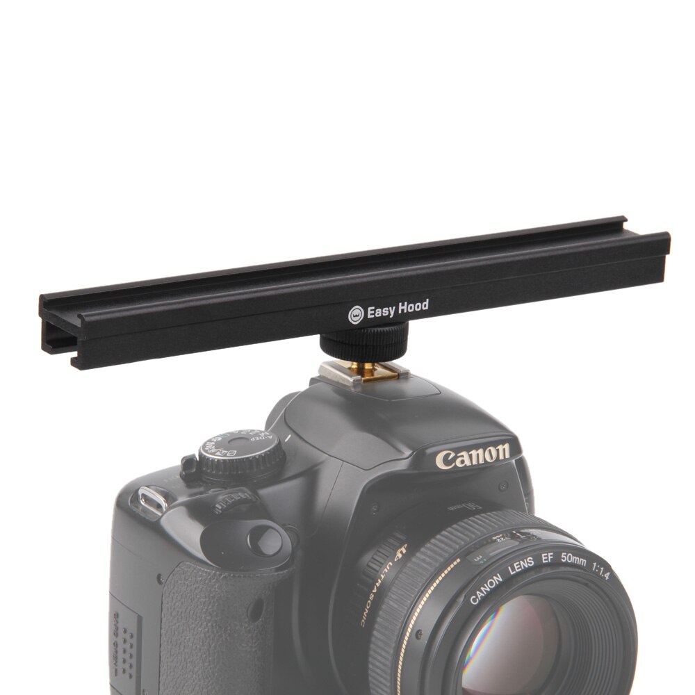 EasyHood ESE-20 20 cm 8 ''Camera Cold Shoe Extension Rail Beugel Bar voor Flash LED Video light Microfoon