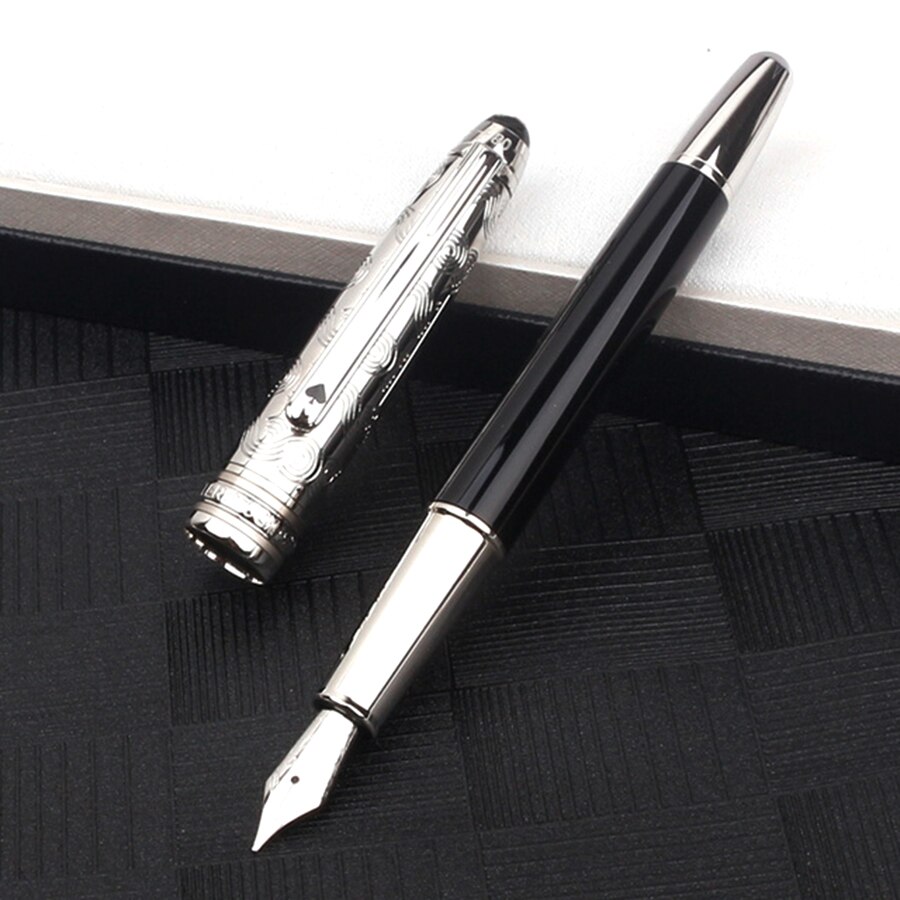 Luxury Pen (Around the world in 80 days) Two colors 163 Roller Ballpoint Pens Stationery Office School Supplies: 6 / No Box