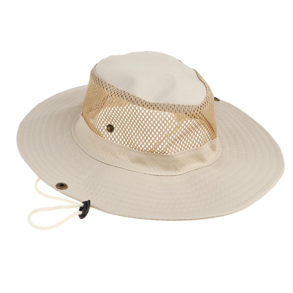 Comhats UPF 50 Zonnehoed met brede rand, zomer-mesh, UV