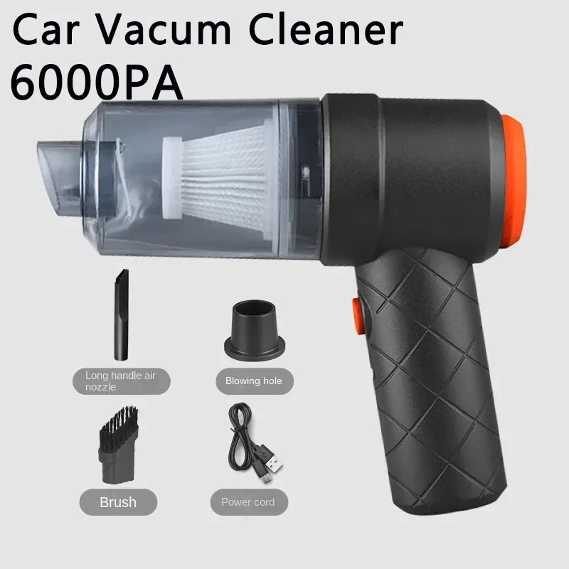 Dust Buster sans fil 1200mAh aspirateur de voiture Mini aspirateur USB charge nettoyage en profondeur portable pour maison voiture poils d'animaux et bureau