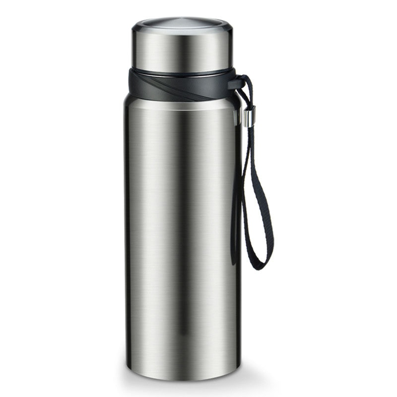 700/800/1000ml företagsvakuumflaskor i rostfritt stål, bärbar isolerad kopp termosflaska kafferesemugg