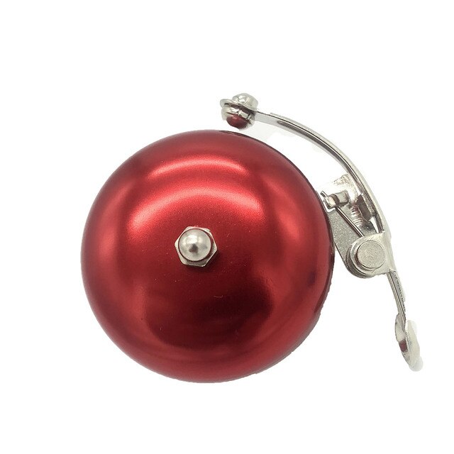 Bicycle Bell Mini Retro Alloy Mountain Road Bike Horn Sound Alarm Bicycle Outdoor Cycle Safety Warning Accessories: Red