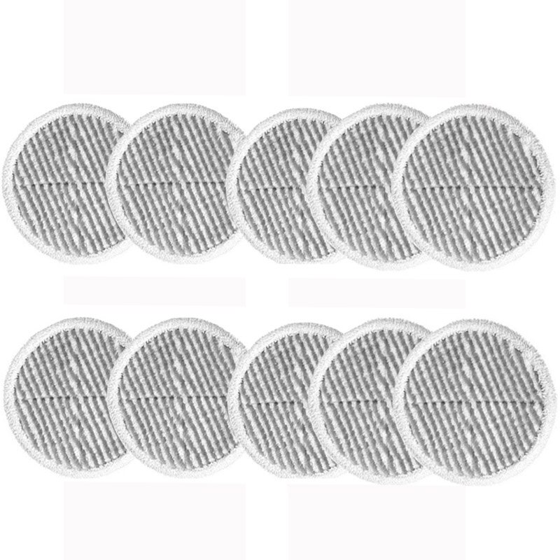 10 Packs Heavy Scrub Mop Pads Replacement For Bissell Spinwave 2039A 2124 Hard Floor Mop Cloths Household Home Cleaning Pad Kit: 10 stripe