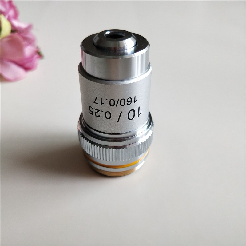 10X 195 Tube 160 Biomicroscope System Achromatic Lab Laboratory Education Bio-Microscope Biological Microscope Objective Lens