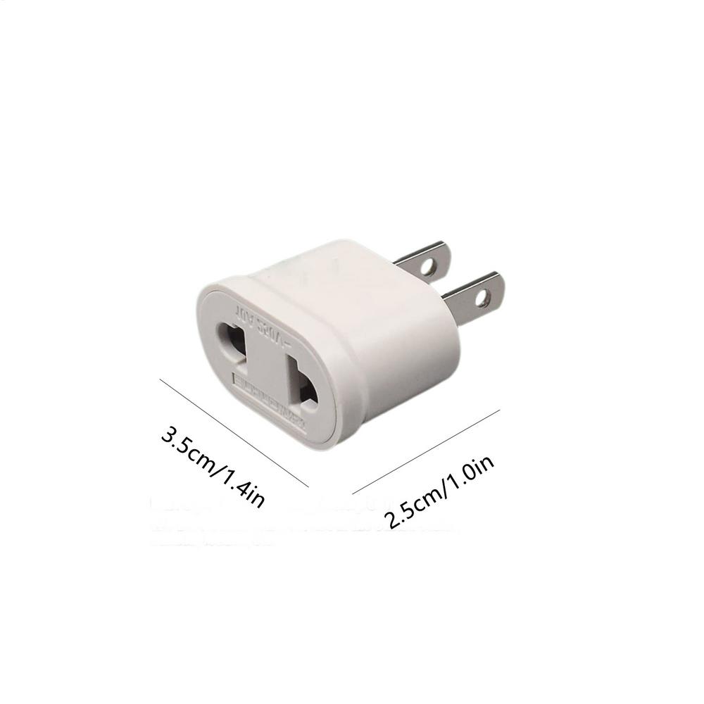Eu-kontaktadapter uttag us till eu-kontakt nätadapter omvandlare amerikansk eu till us-kontakt reseadapter uttag laddare uttag: Default Title