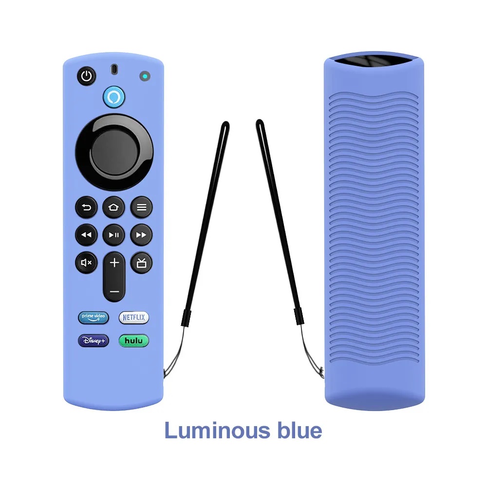 WESOPRO Silicone Case Protective Cover For Fire TV Stick 4K MAX/ 3rd Gen /4K Remote Control Anti Dustproof Case Shell: Light  Blue
