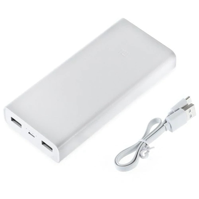 Originele 20000 Mah Xiao Mi Power Bank 2C 2-Way Quick Opladen QC3.0 Mi Powerbanks Dual Usb-poorten Externe batterij Voor Slimme Apparaat